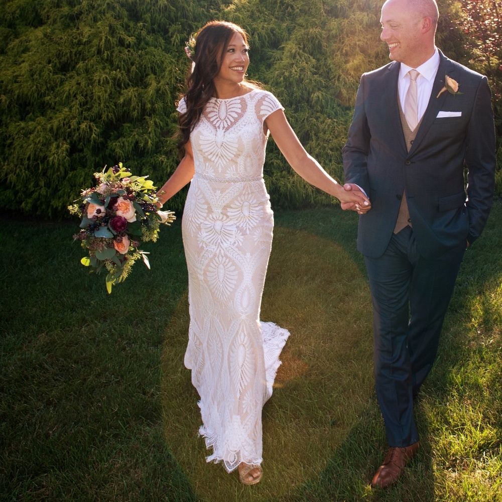 BHLDN Ludlow Wedding Dress Size 0
